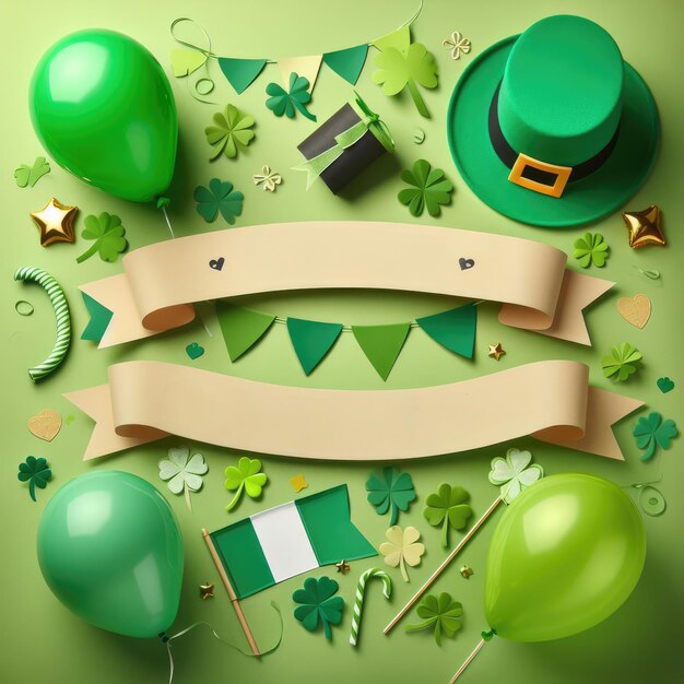 saint patricks day poster greeting card