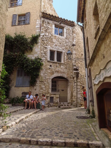 Saint paul de vence streets and architecture