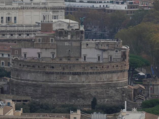 Saint peter basilica rome view from rooftop