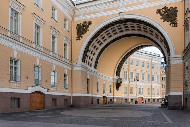 상트페테르부르크 러시아 2022 일반 참모 건물 상트페테르부르크