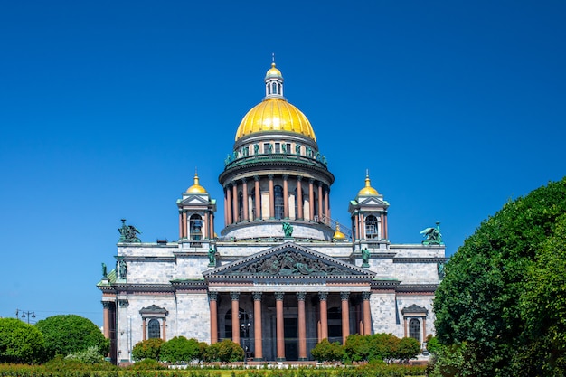 Saint Petersburg. Saint Isaac's Cathedral. Museums of Petersburg. St. Isaac's Square. Summer in St. Petersburg. Russia. 