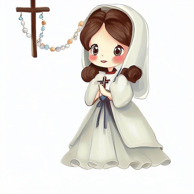 Saint Rose de Lima illustratie