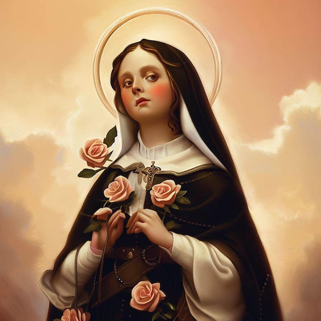 Saint Rose de Lima illustratie