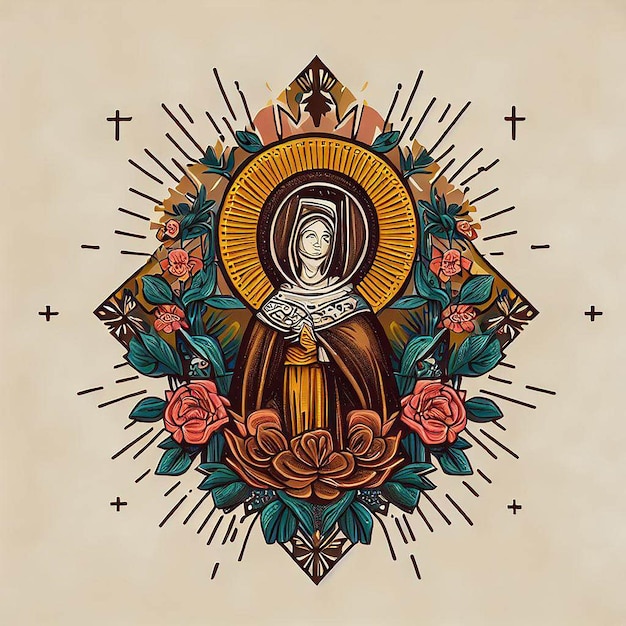 Photo saint rose de lima illustration