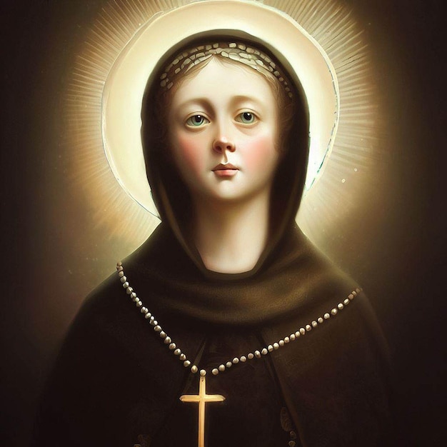 saint rose de lima illustration