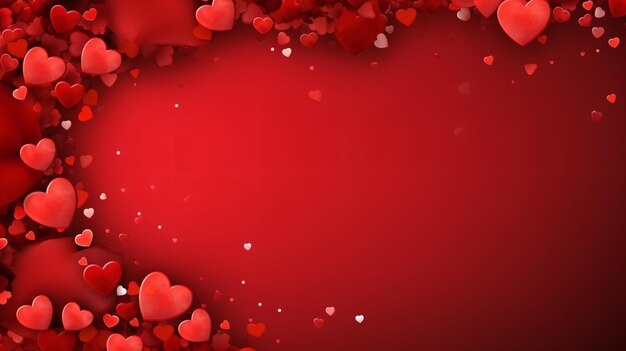 Saint valentine background banner card