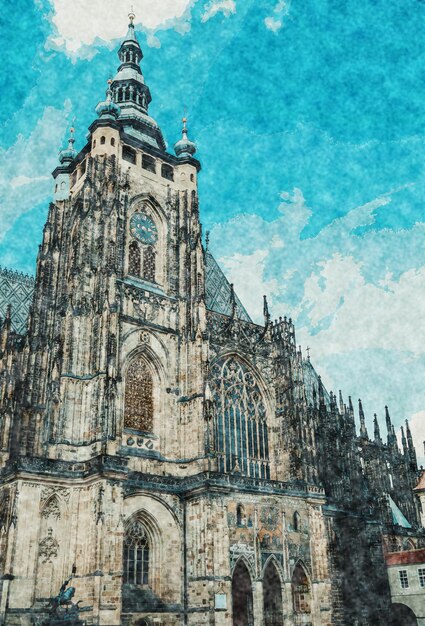 Saint Vitus Cathedral in Prague