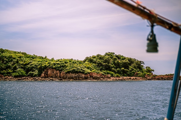 Isola di sak koh sak bellissimo mare a chonburi thailandia