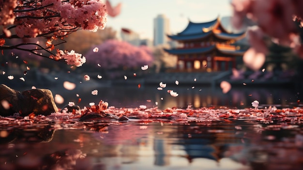 sakura background