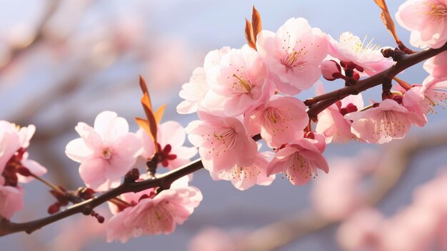 Sakura bloesem close-up