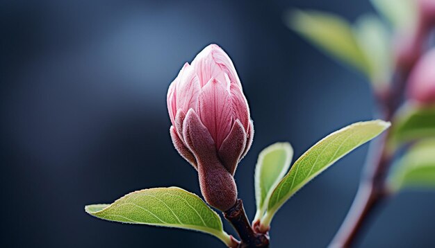 Photo a sakura bud about to bloom spring