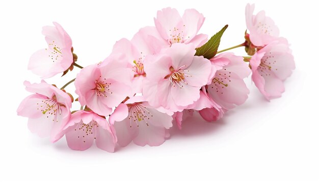 Sakura Isolated on White Background