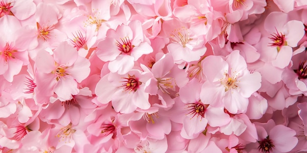 写真 サキュラのピンクの花 背景