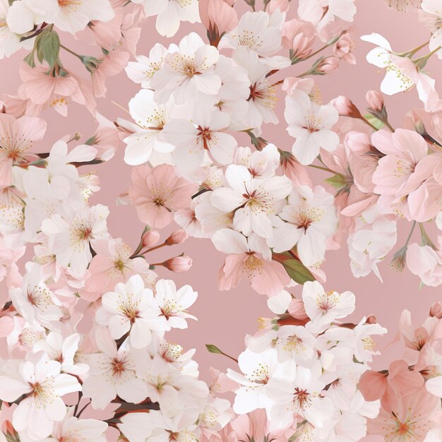 Photo sakura serenade a pastel cherry blossom symphonyblossom backgroundbackground with cherry blossom