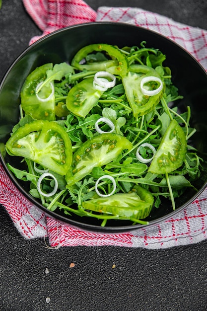 салат зеленый помидор овощная еда еда закуска на столе копия пространства еда фон деревенский топ