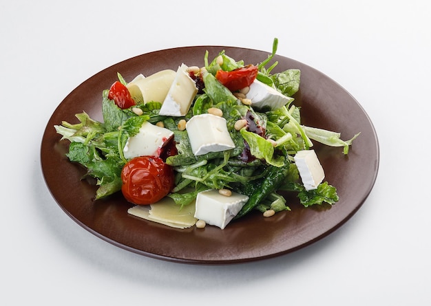 Salad with feta cheese and tomatos