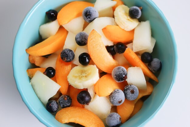 Salad with fresh fruits and berries