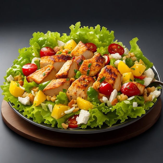 Salada frango grelhado foto