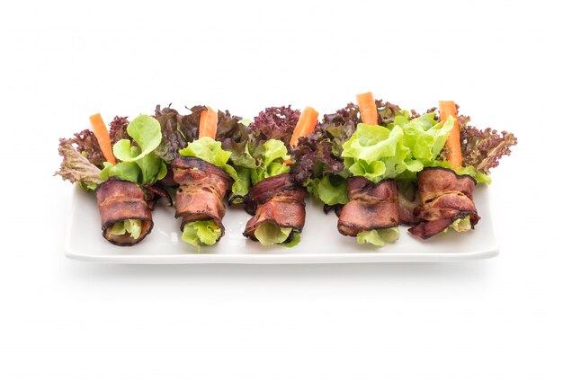 salade roll met spek