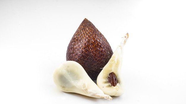 Salak is a fruit native to Indonesia The fruits are also known as snake fruit due to their reddishbrown scaly skin The taste is usually sweet and acidic They have a lot nutrients