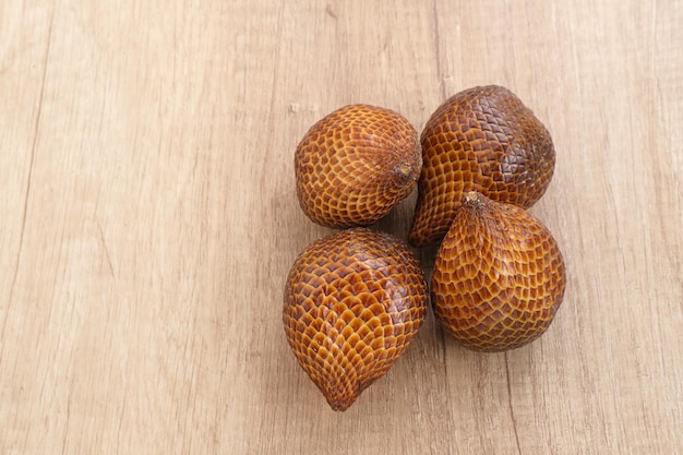 Salak or thorny palm or snake fruit (Salacca zalacca) is a species of palm tree.
