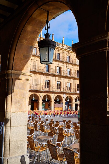 Salamanca Plaza Mayor in Spain