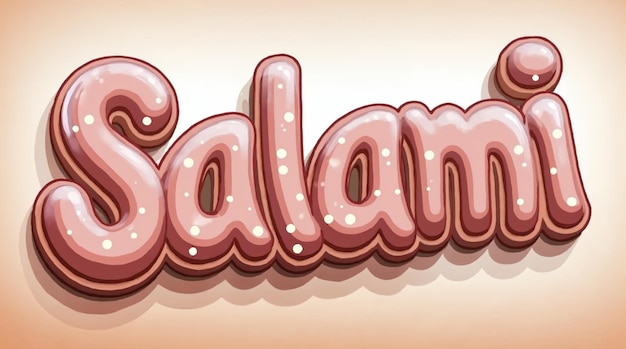 Salami Text Effect