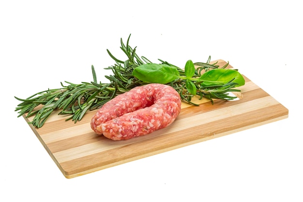 Salami with rosemary basil