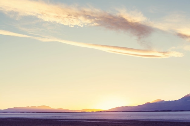 Salar de Uyuni, Bolivia, the largest salt flat in the world