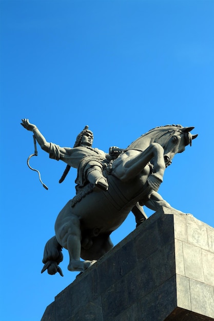 Salavat yulaev monument in ufa russia