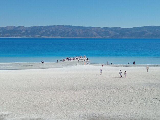 The Salda Lake in Turkey