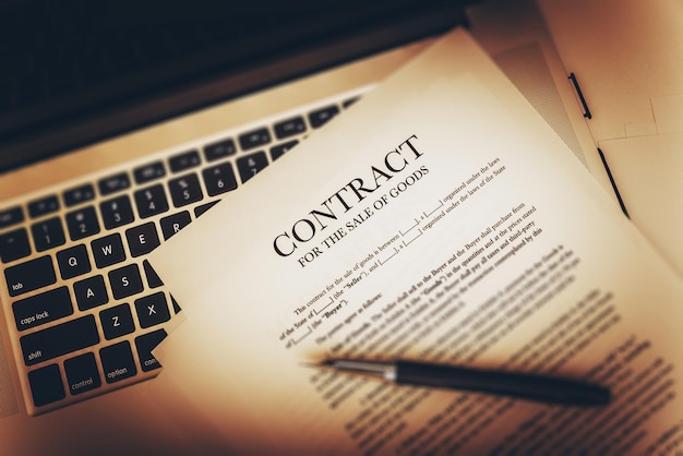 Photo sale of goods contract