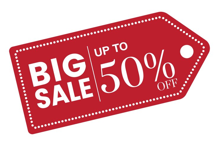 Photo sale png badge transparent background