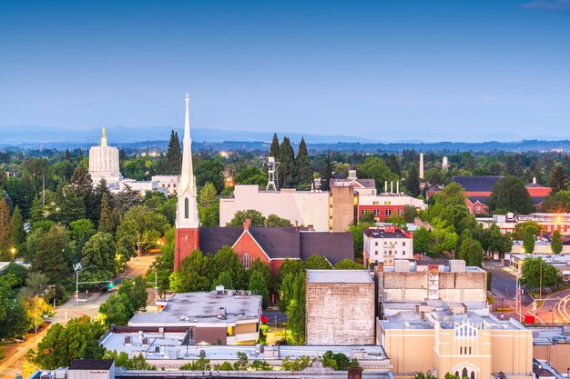 Photo salem oregon usa downtown city skyline