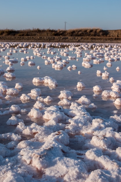 Saline evaporation ponds