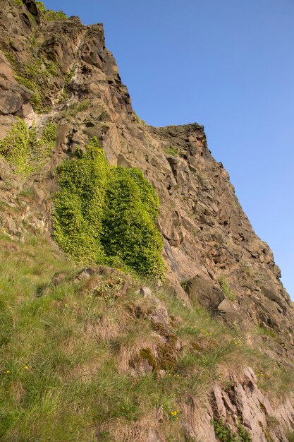 Salisbury Crags Landschap in Edinburgh, Schotland