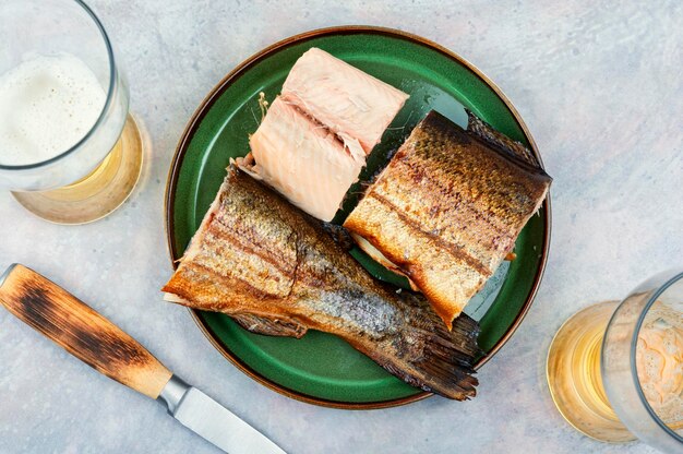 Salmone affumicato a caldo