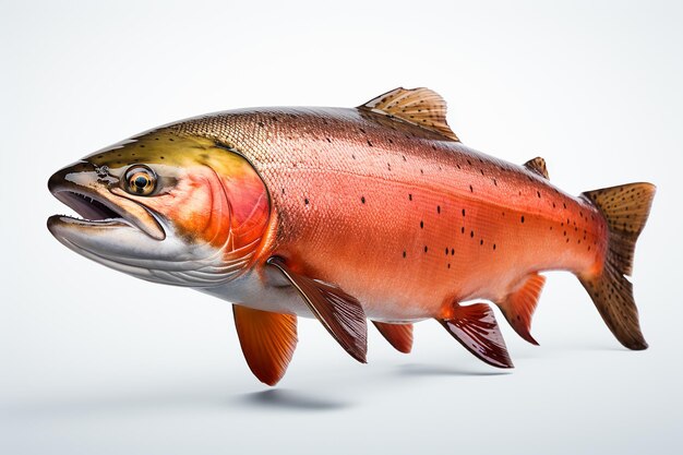 Photo salmon isolated on the transparent background
