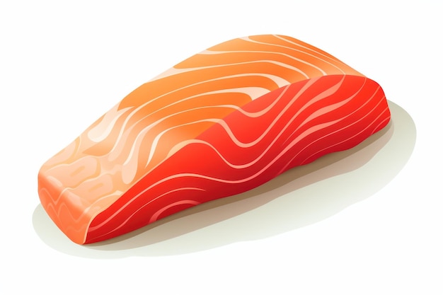 Salmon Nigiri Icon op witte achtergrond