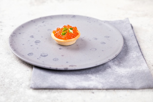 Salmon Red Caviar. Summer Snack.Party food.