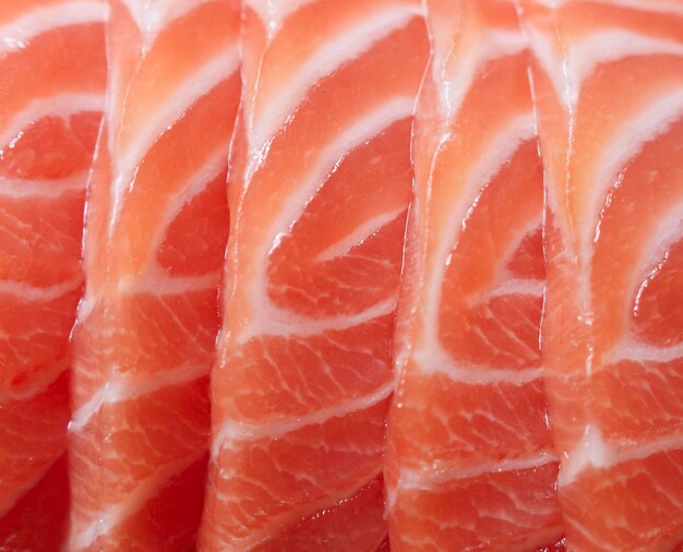 Foto sashimi di salmone - stile di cucina giapponese