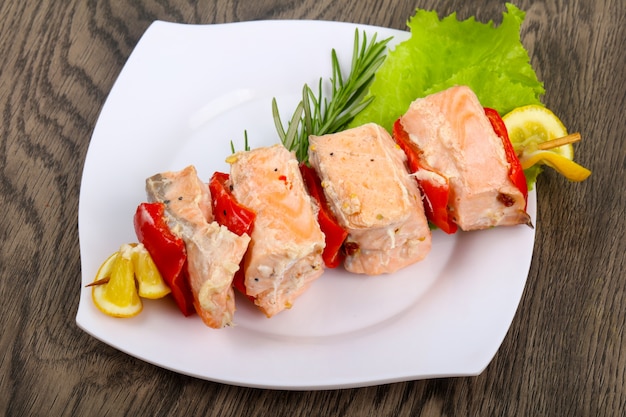 Salmon Skewer