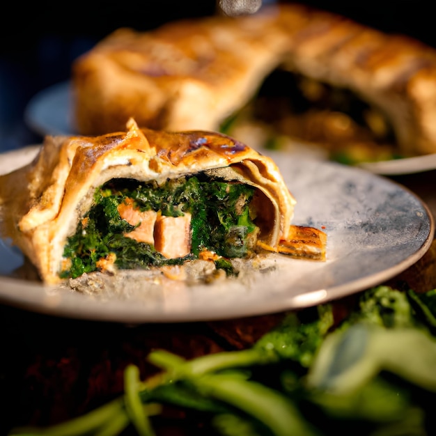 Photo salmon amp spinach wellington