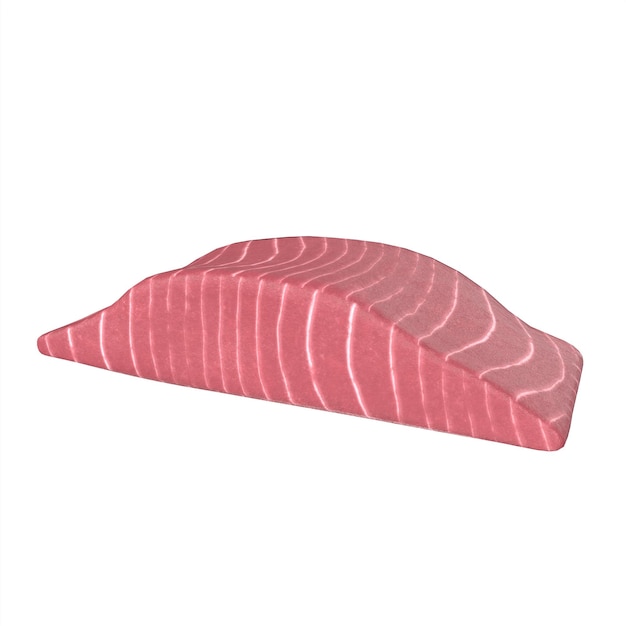 Photo salmon steak 3d modelling