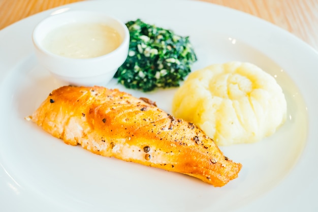 Salmon steak