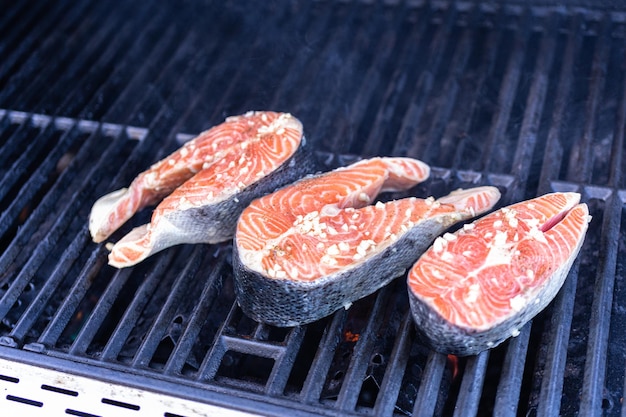 Bistecca di color salmone