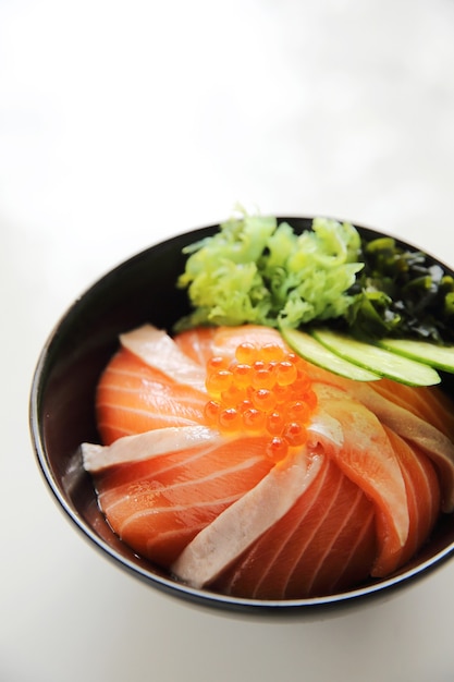 Salmon sushi rice don