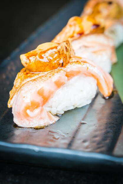 Salmon sushi