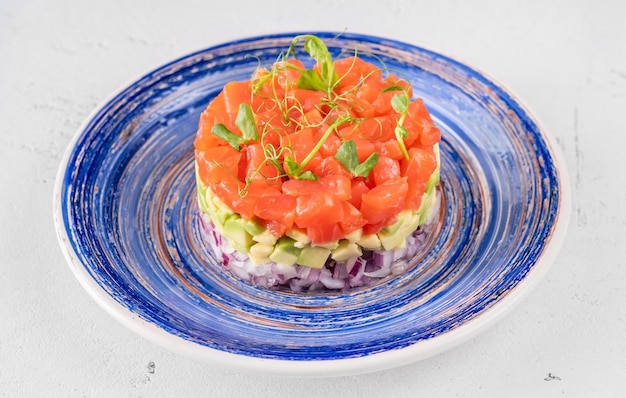 Salmon tartare