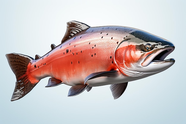 Salmon on Transparent Background